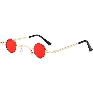 UNISEX Vintage Small Circle Hippy Sunglasses